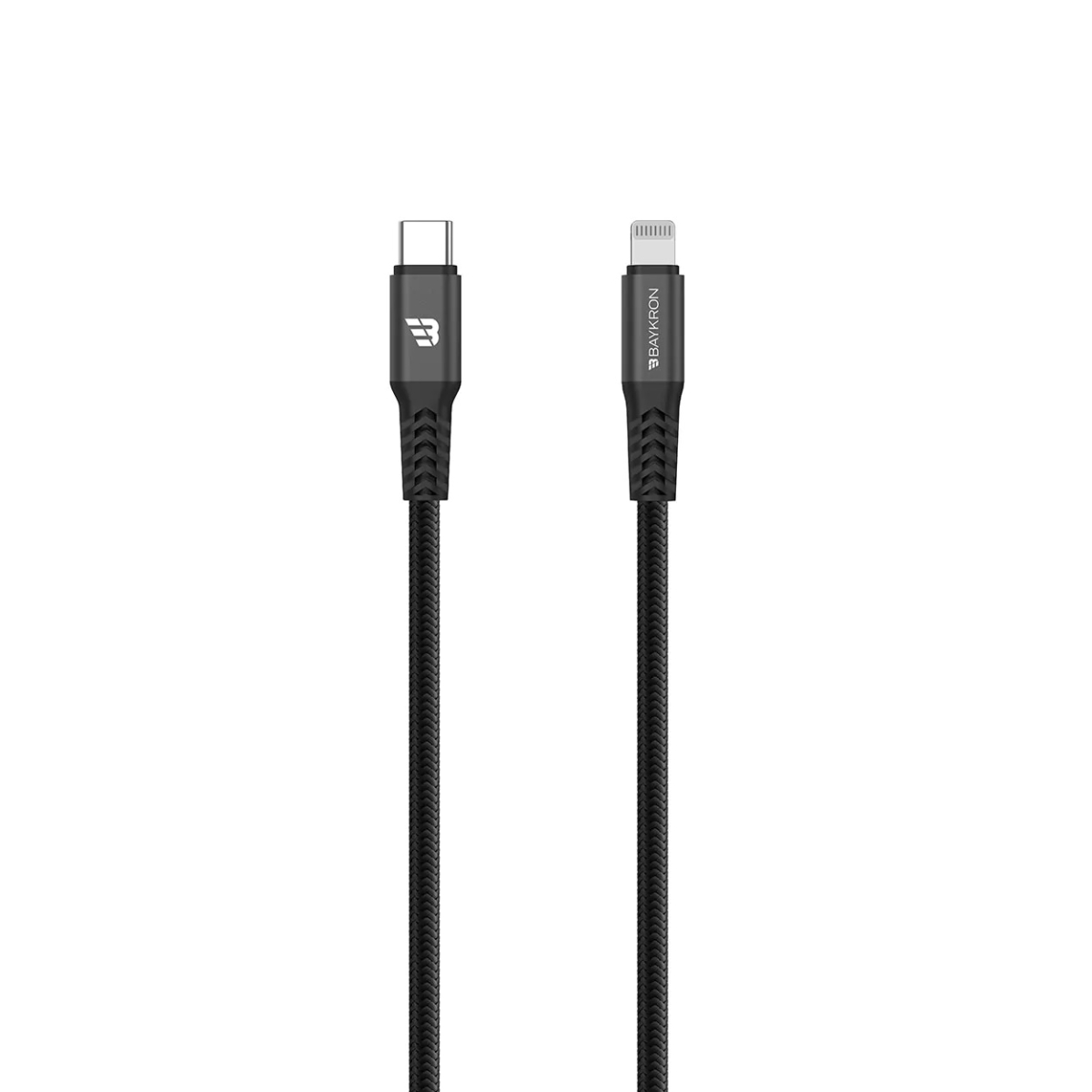 Baykron Καλώδιο Type-C male σε Lightning male Μαύρο 2m BA-C2L-BLK2.0 - Image 3