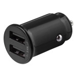 Deltaco Φορτιστής Αυτοκινήτου 12/24 V USB 2xUSB-A