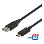 Deltaco Καλώδιο Φόρτισης USB-A σε Type C 3A
