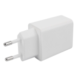 Deltaco Wall Charger 1x Type C PD 20W με Καλώδιο Type C σε Type C 1m Λευκό USBC-AC146 - Image 2