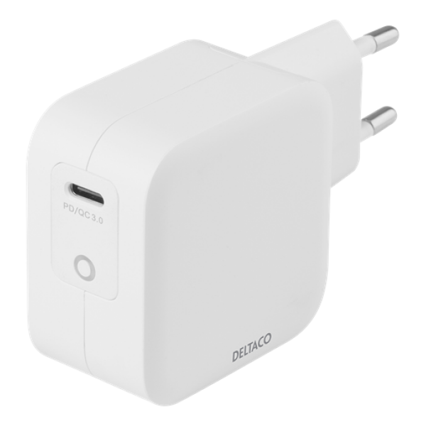 Deltaco USB-C wall charger