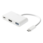 Deltaco Αντάπτορας USB-C to HDMI/USB A