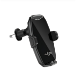 Βάση Κινητού Αυτοκινήτου με Ρυθμιζόμενα Άγκιστρα & Ασύρματη Φόρτιση Klgo WX-1 Μαύρο