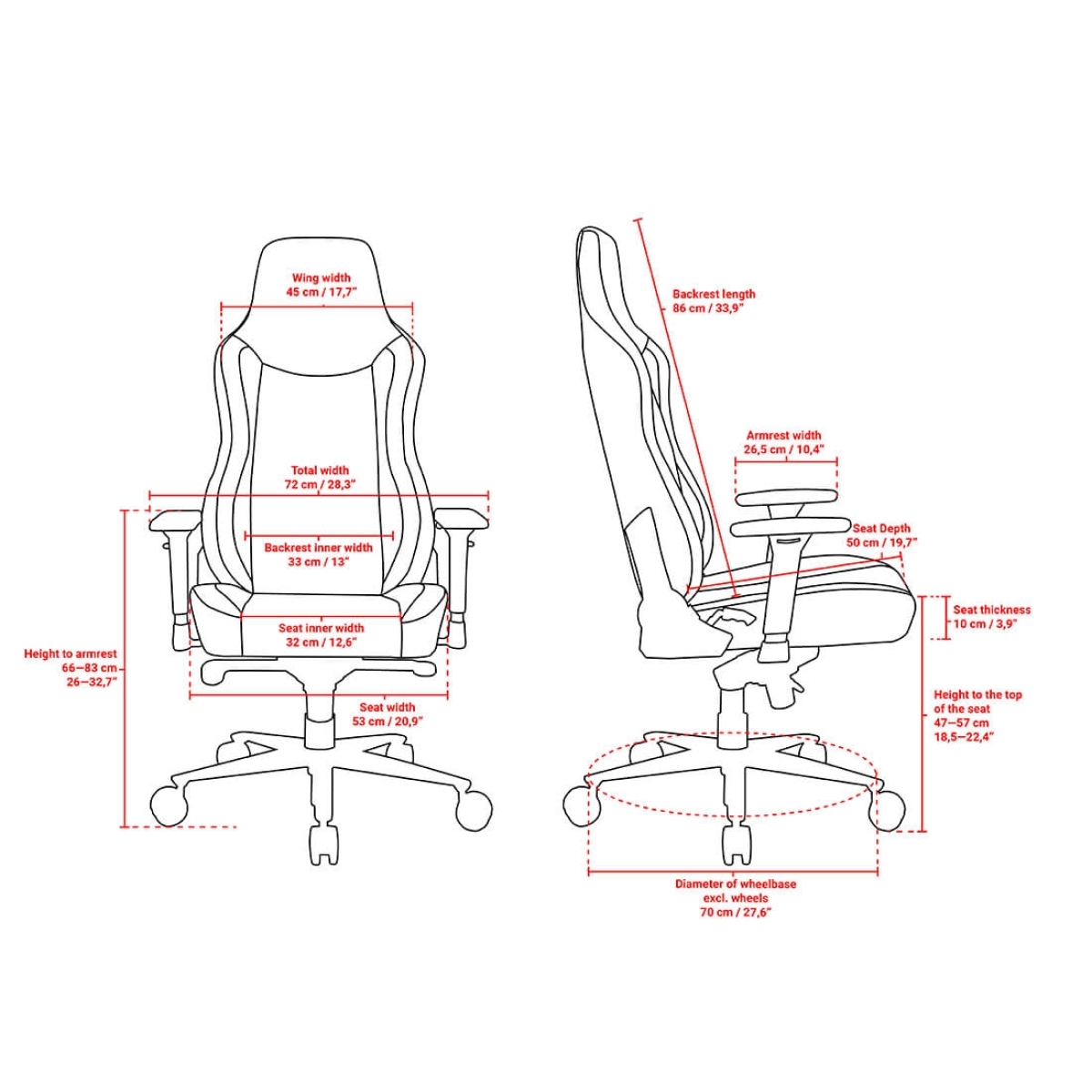 Arozzi Gaming Καρέκλα Vernazza Supersoft™ Pure Black VERNAZZA-SPSF-PBK - Image 3