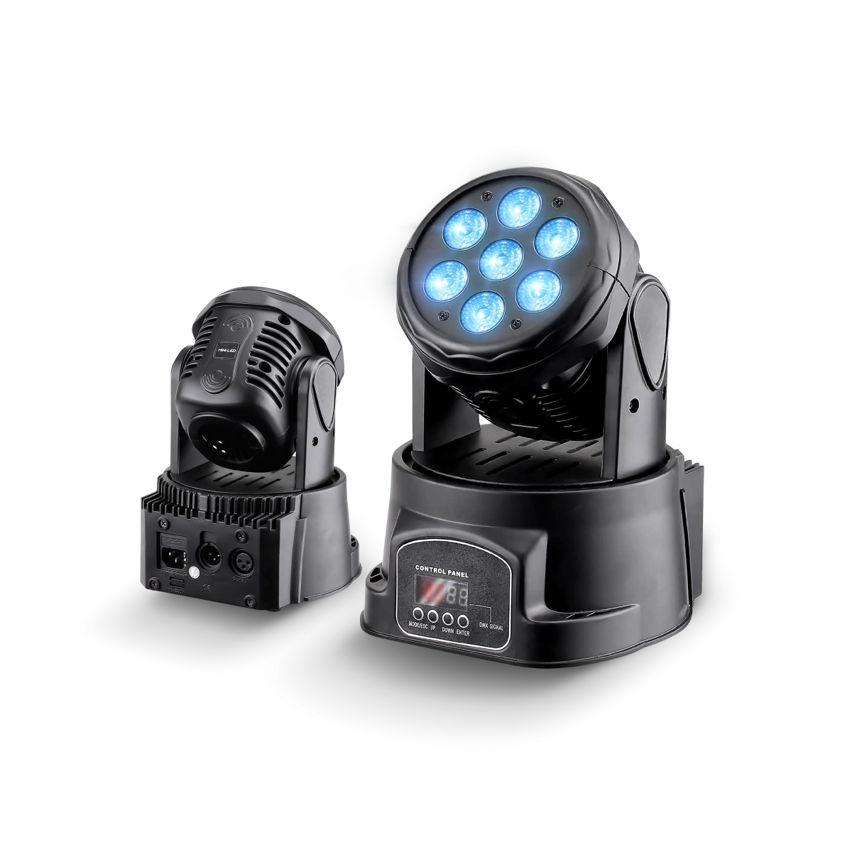 LyteQuest Φωτορυθμικό Wash 7 LED DMX 4in 1 RGB W 3700804164997 - Image 2