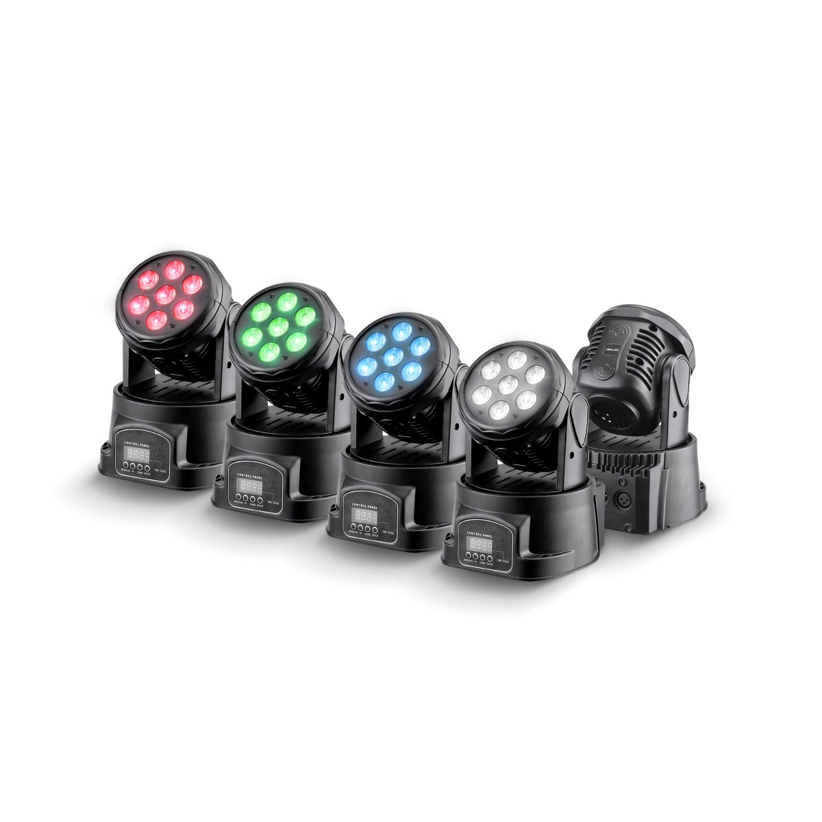 LyteQuest Φωτορυθμικό Wash 7 LED DMX 4in 1 RGB W 3700804164997 - Image 4