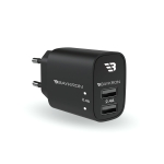 Baykron Smart Wall Adapter EU Dual USB 2.4A 12W BKR-SL-WC-2.4A-EU - Image 2