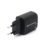 Baykron Smart Wall Adapter USB A και Type-C Power Delivery 20W +QC3.0 36W Συνολικά Μαύρος BKR-SL-WC-PDQC-EU - Image 4