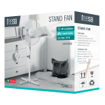 Teesa Ανεμιστήρας Ορθοστάτης 45W Διαμέτρου 43cm TSA8022 - Image 4