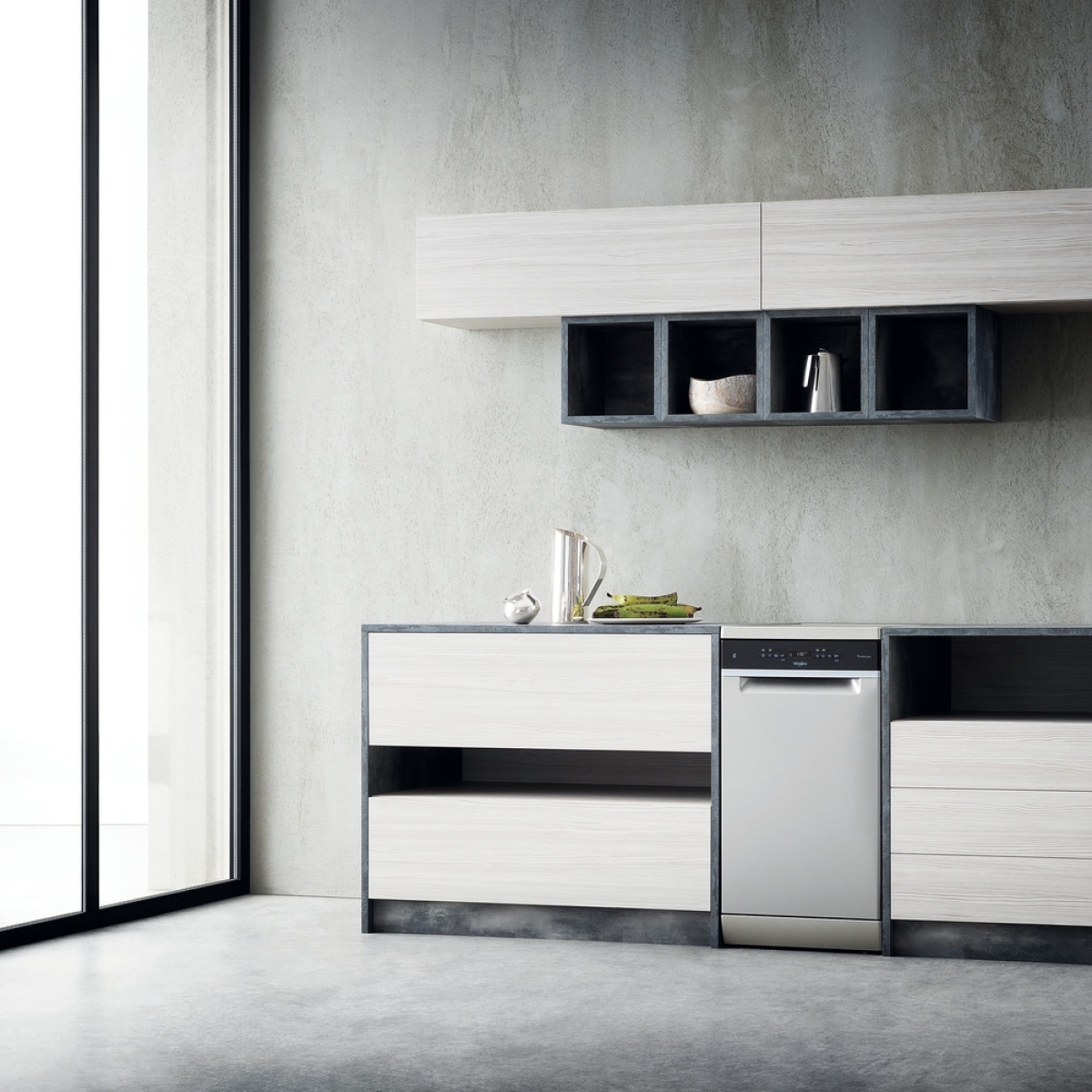 Whirlpool Ελεύθερο Πλυντήριο Πιάτων για 10 Σερβίτσια Π45xY85εκ. Inox WSFO 3O23 PF X - Image 4