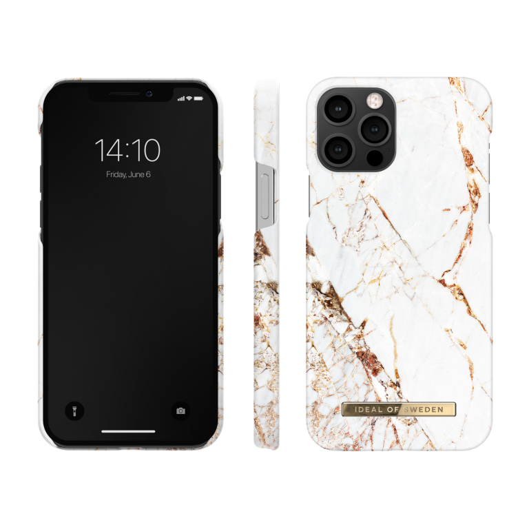 IDEAL OF SWEDEN Θήκη Fashion iPhone 12/12 Pro Carrara Gold IDFCA16-I2061-46