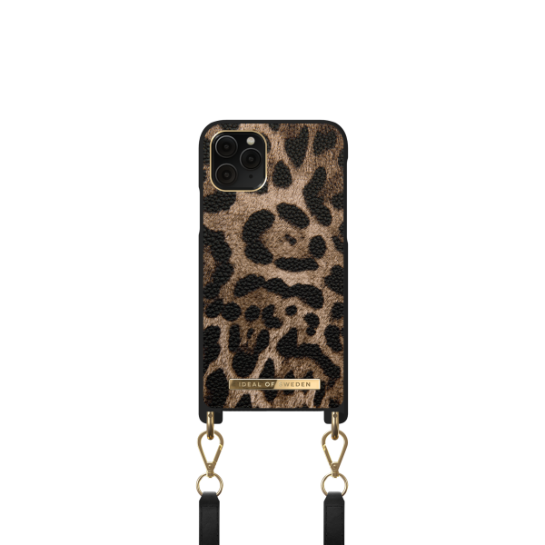 IDEAL OF SWEDEN θήκη λαιμού iPhone 11 Pro/XS/X Midnight Leopard IDNCAW21-I1958-330