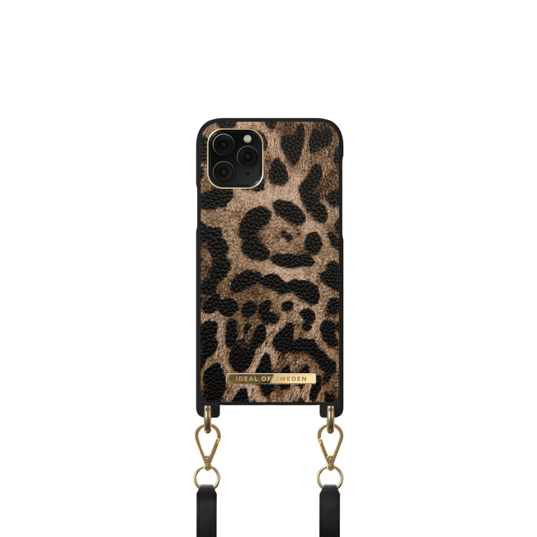 IDEAL OF SWEDEN θήκη λαιμού iPhone 11 Pro/XS/X Midnight Leopard IDNCAW21-I1958-330