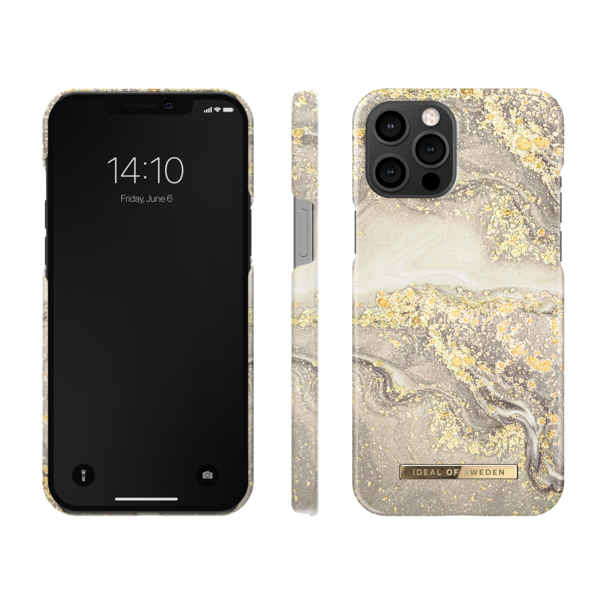 IDEAL OF SWEDEN Θήκη Fashion iPhone 12 Pro Max Sparkle Greige Marble IDFCSS19-I2067-121 - Image 2