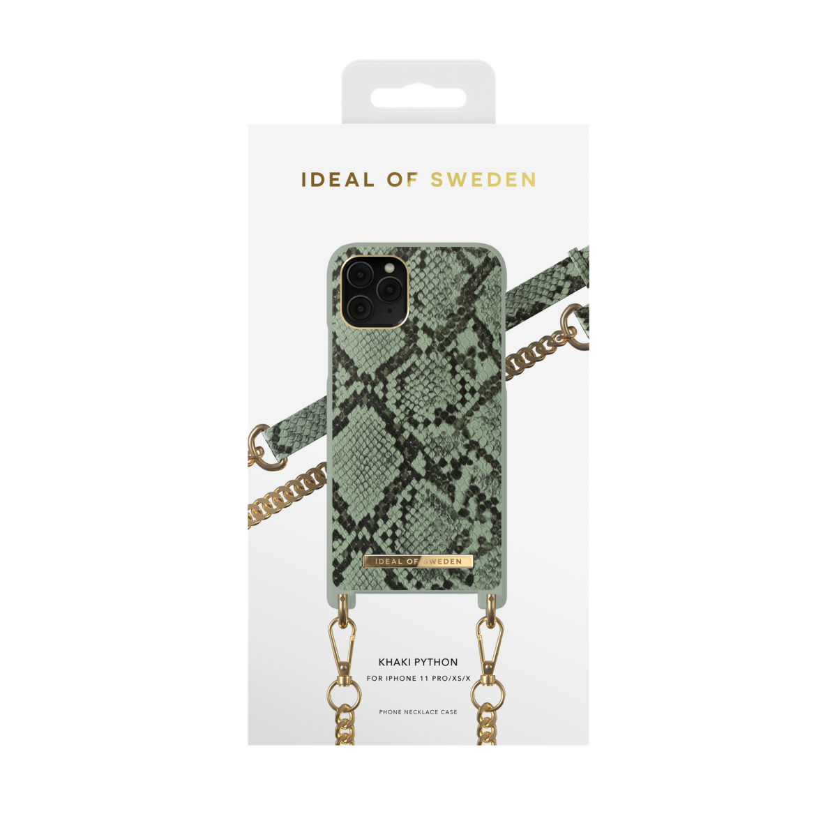 IDEAL OF SWEDEN θήκη λαιμού iPhone 11 Pro/XS/X  KHAKI PYTHON DNCSS20-I1958-204 - Image 3