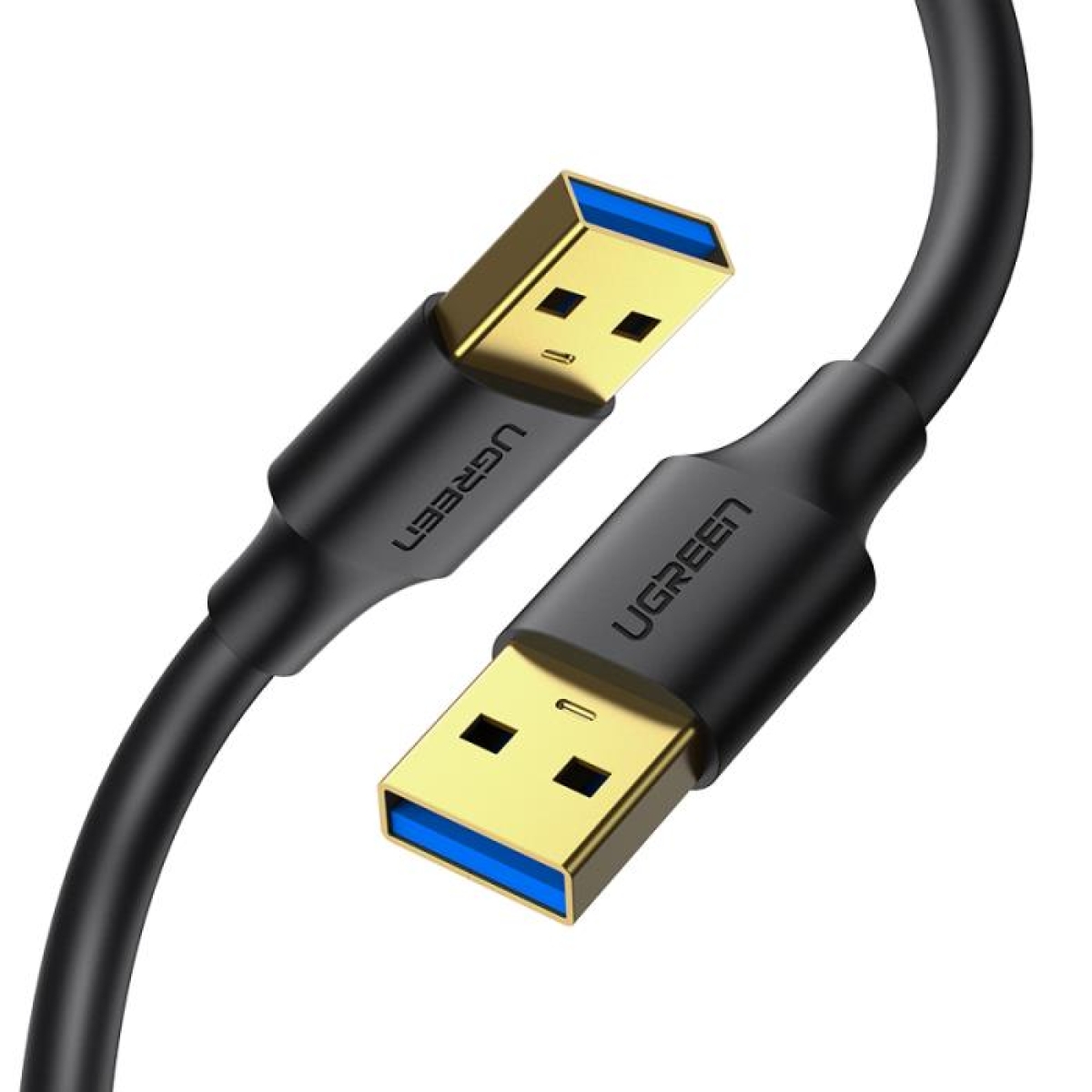 Καλώδιο USB 3.0 Μ/Μ UGREEN US128 10369 0.5m Μαύρο - Image 2