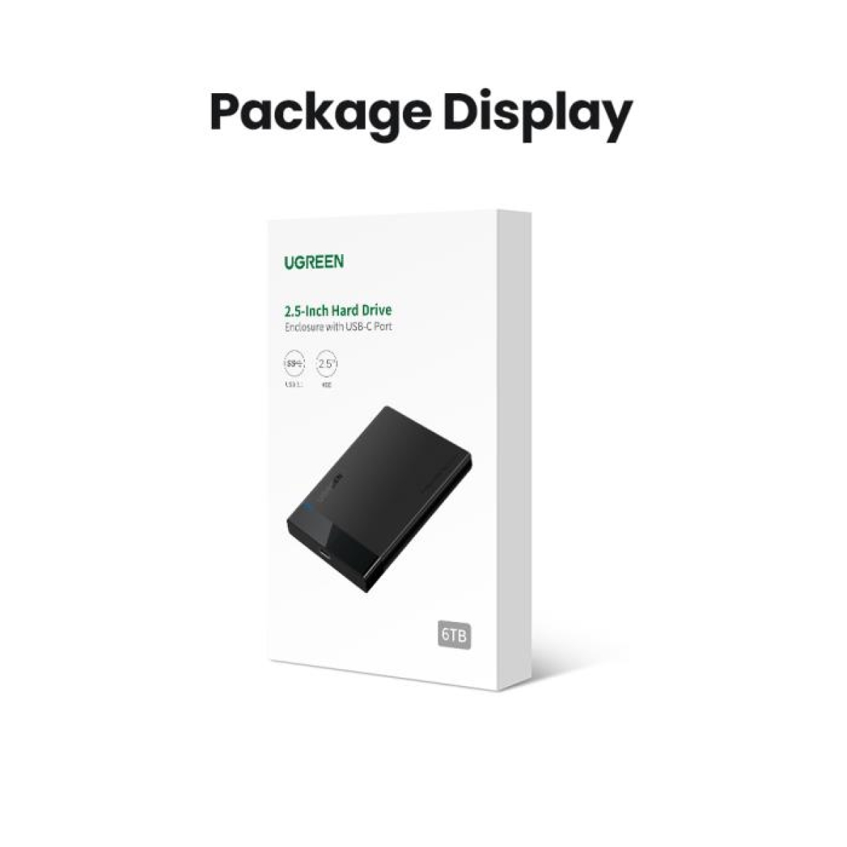Θήκη HDD 2,5'' UGREEN US221 30847 USB 3.0 - Image 2
