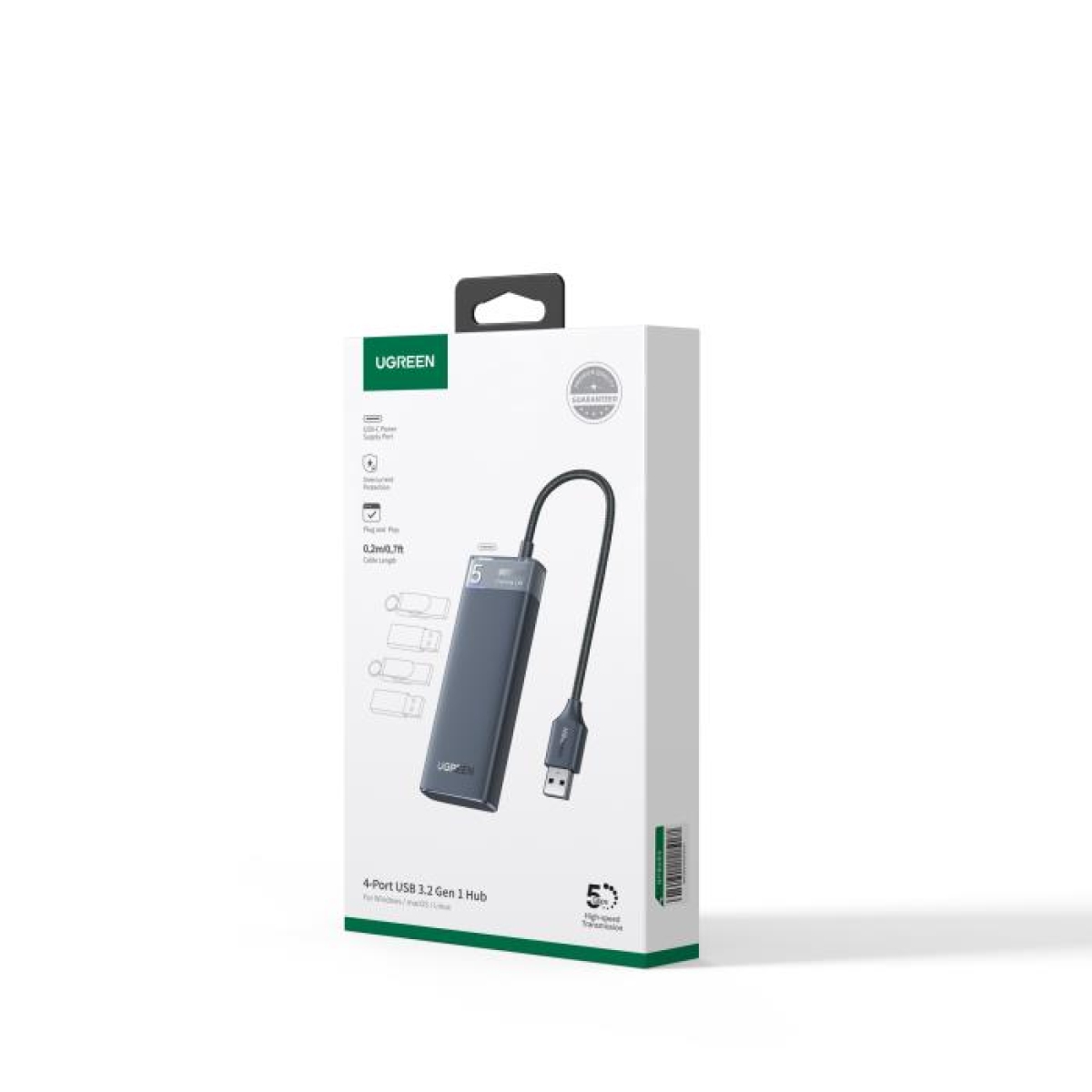 USB 3.2 Hub 4 Θέσεων UGREEN 15548 Γκρι - Image 3