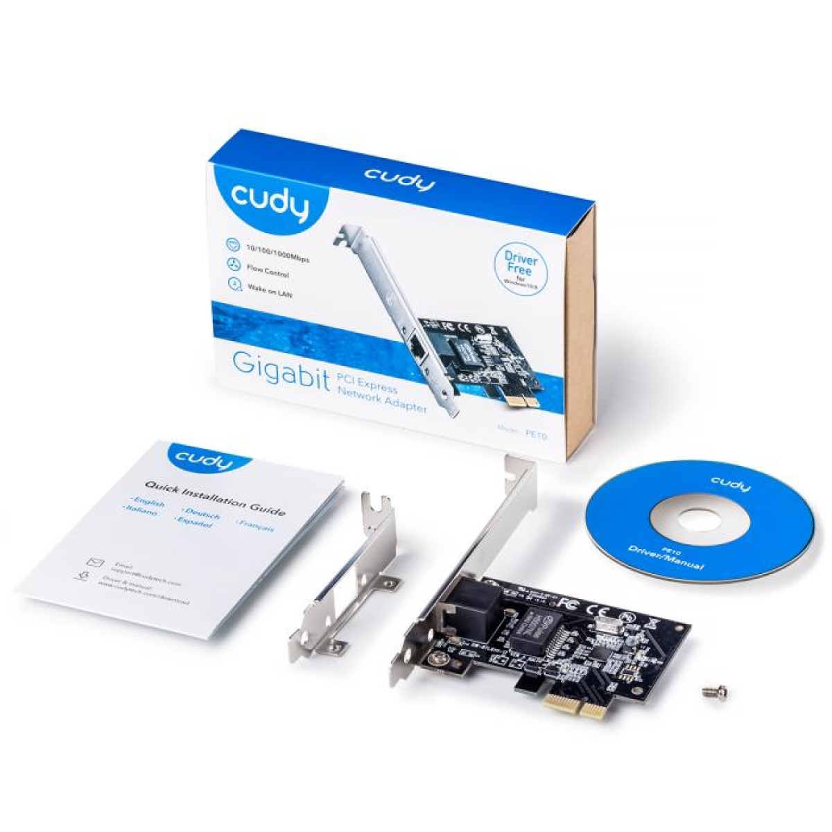 Κάρτα Δικτύου PCIe Cudy PE10 Gigabit - Image 2