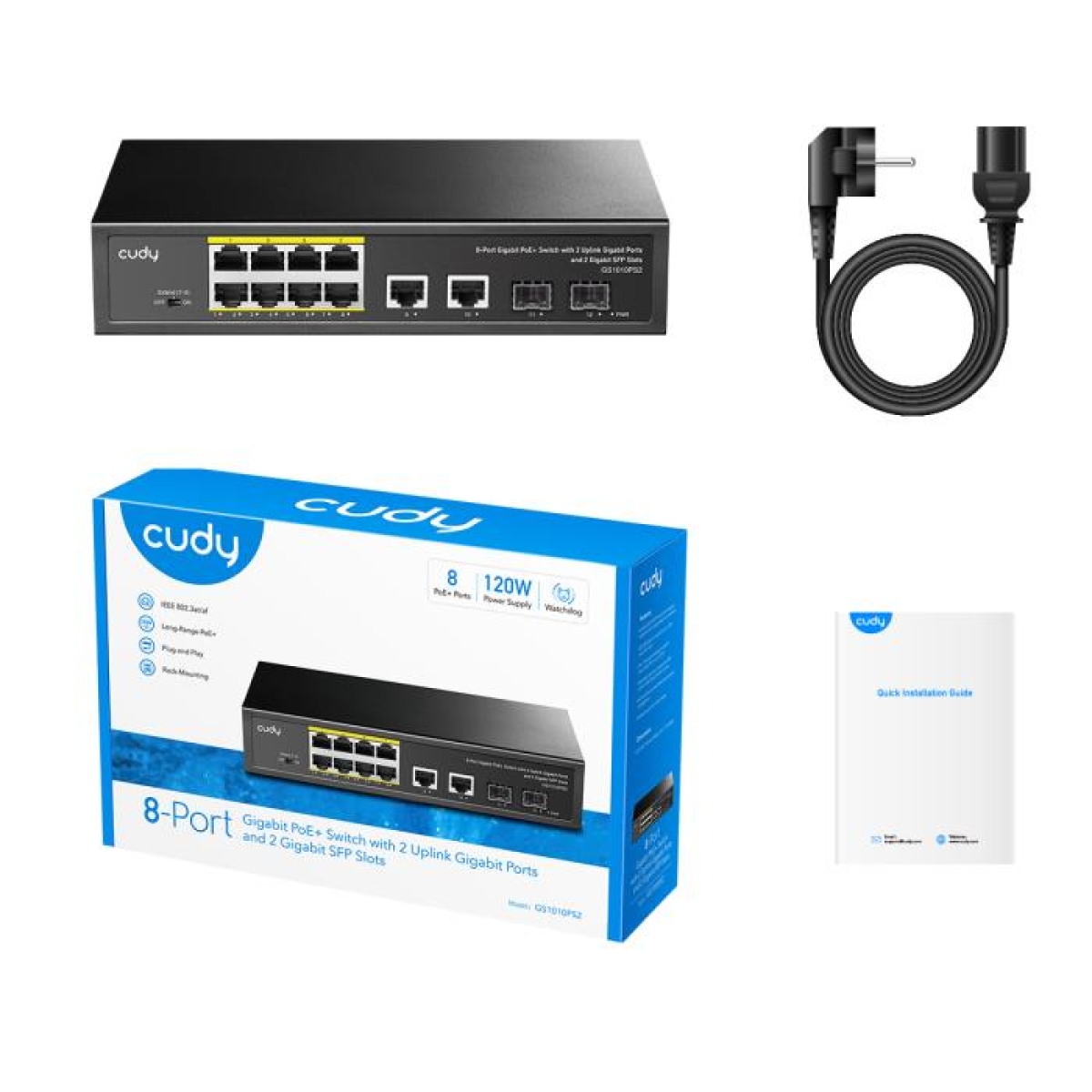 Switch 10 Θέσεων PoE Cudy GS1010PS2 Gigabit - Image 3