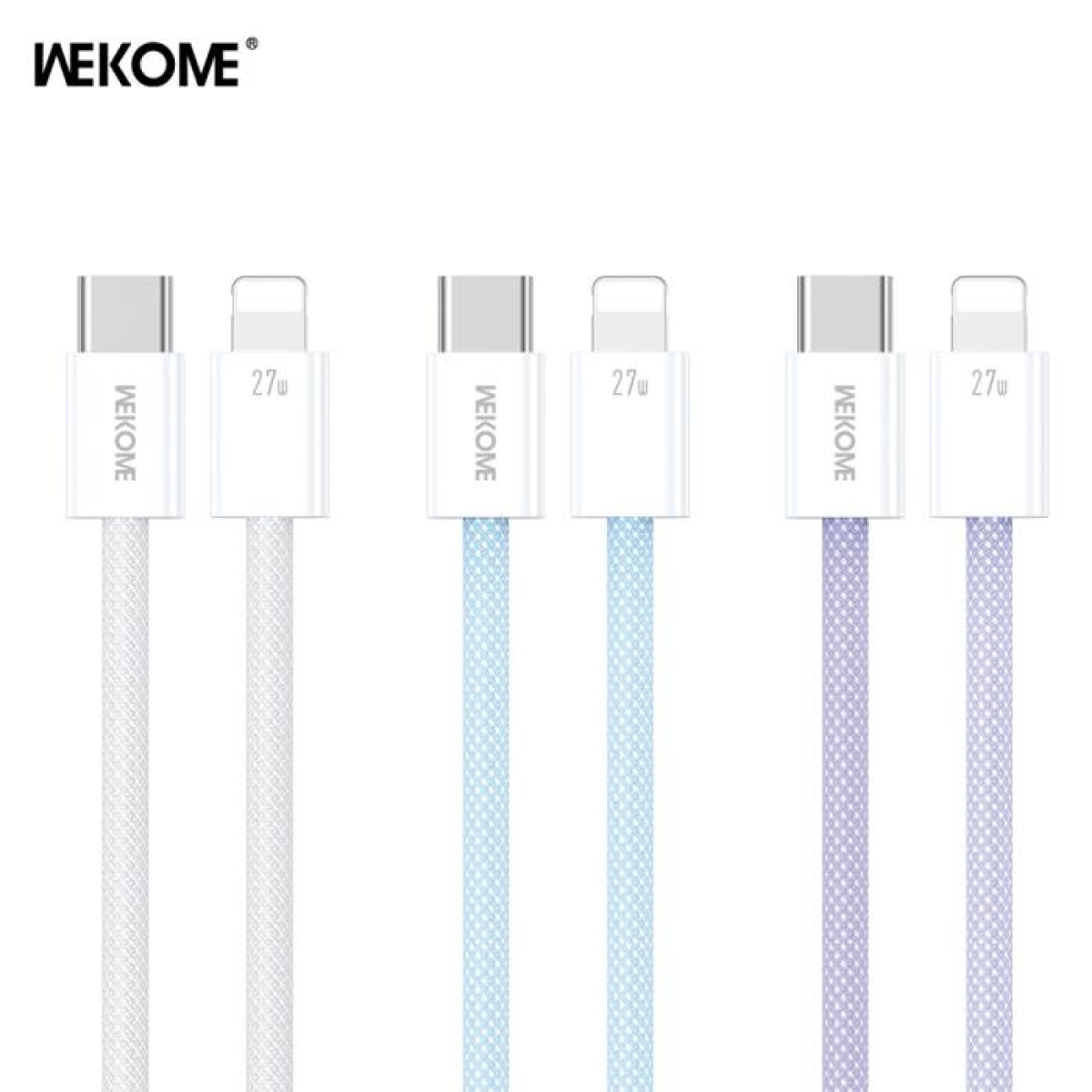 Καλώδιο Φόρτισης WK WDC-21 USB-C σε Lightning PD 27W 1m Μπλέ - Image 2