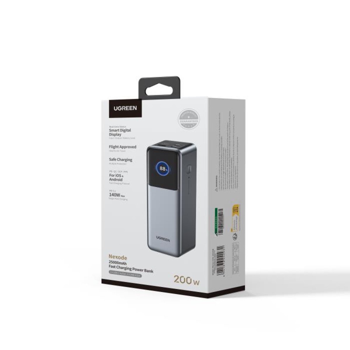 Power Bank 25000mAh PD 200W UGREEN PB722 35525B 3 θέσεων, με καλώδιo USB-C 240W - Image 3
