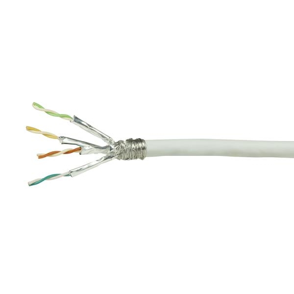 Καλώδιο Δικτύου F/UTP CAT5 LogiLink CPV001 100m Μονόκλωνο Γκρι