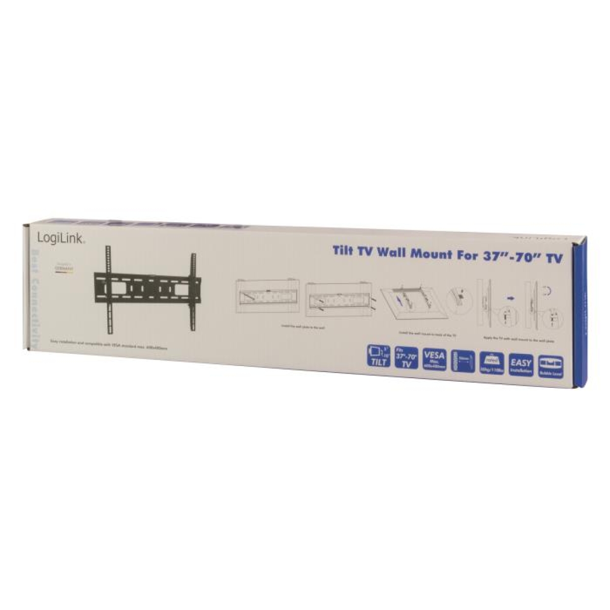 Βάση Τηλεόρασης Επιτοίχια LogiLink BP0018 37"-70" έως 50kg - Image 3