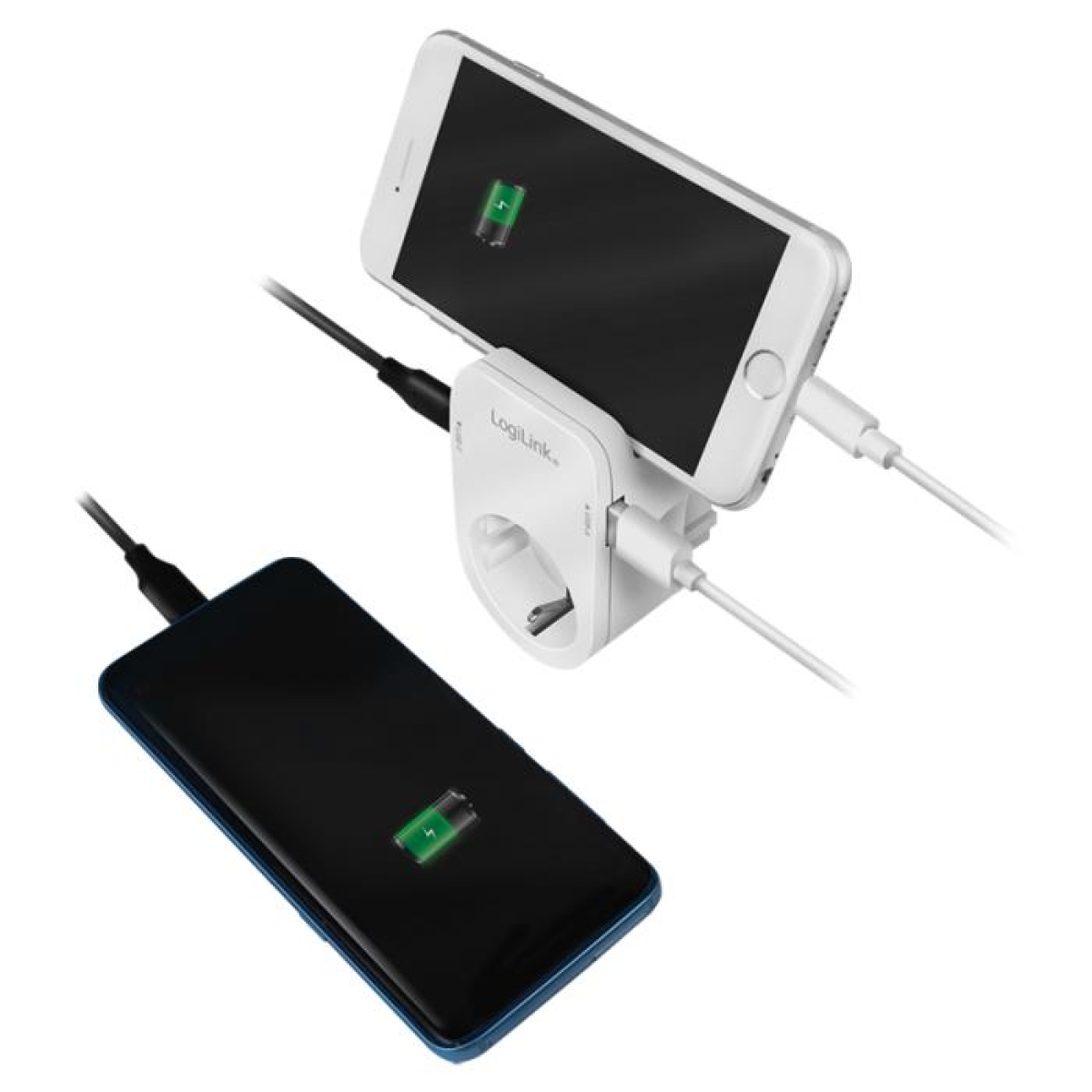 Πρίζα Ασφαλείας LogiLink PA0259, με 1 Θύρα USB & 1 Θύρα USB-C - Image 2