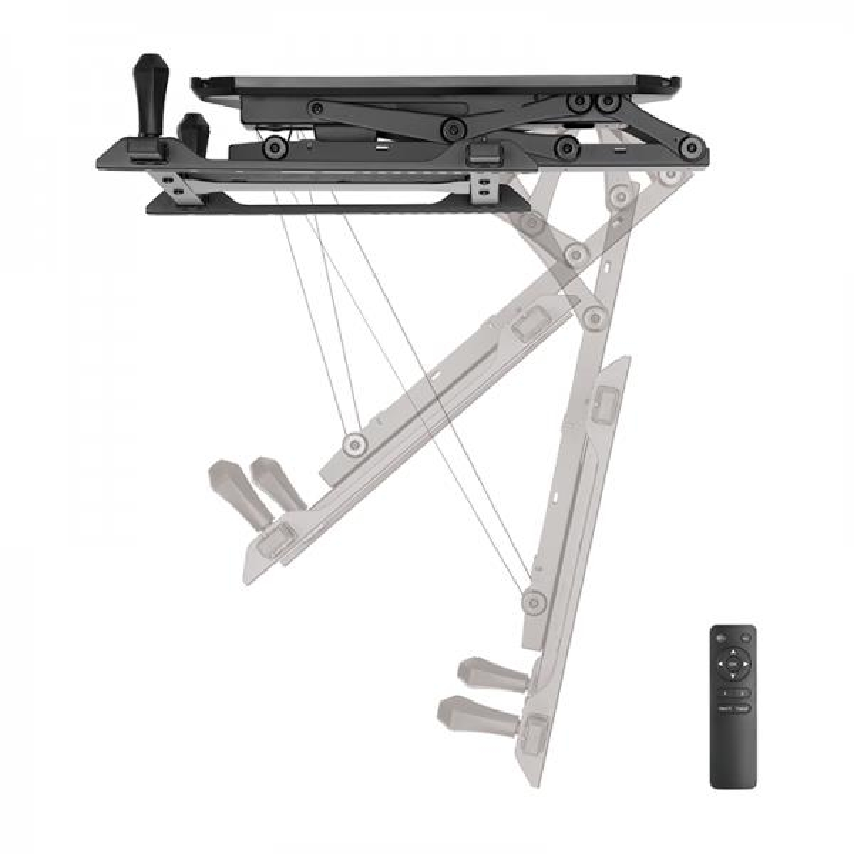 Βάση Τηλεόρασης Οροφής LogiLink BP0118 32"-70" έως 35kg, με Tηλεχειριστήριο - Image 2