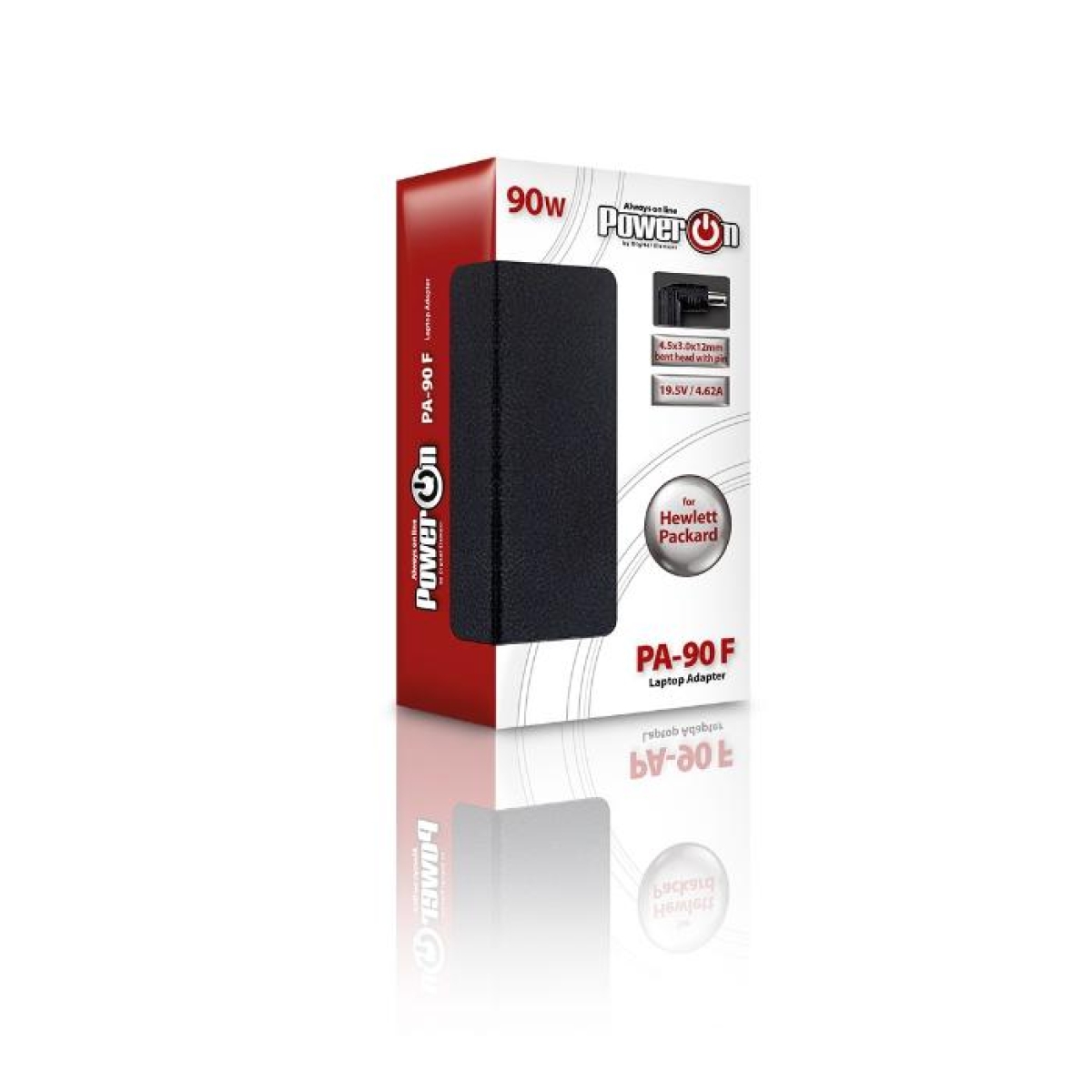 Τροφοδοτικό Laptop Power On για HP 19,5V (4,5 x 3,0 x12) 90W - Image 2