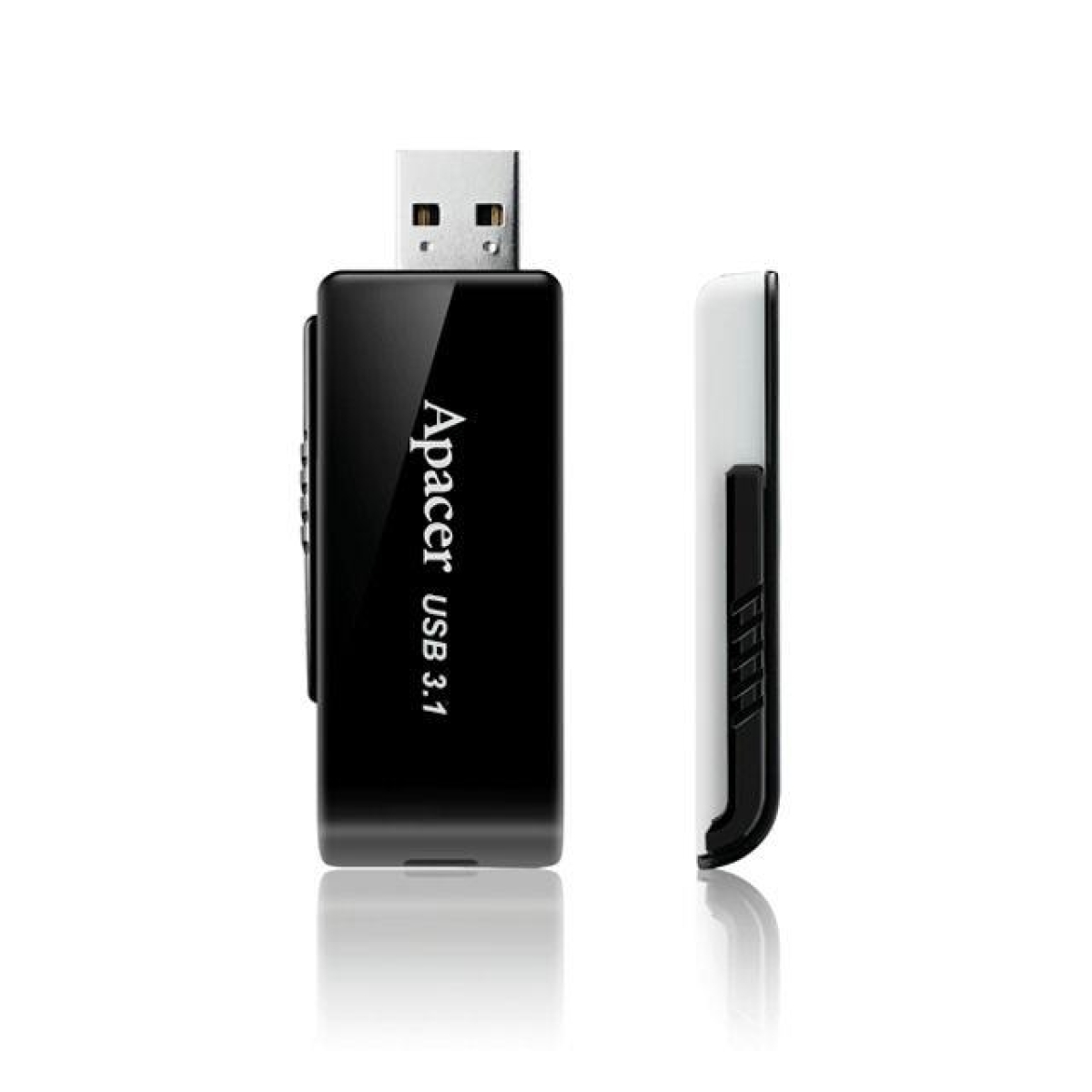 USB Stick Apacer AH350 64GB USB 3.1 Gen1 Μαύρο - Image 2