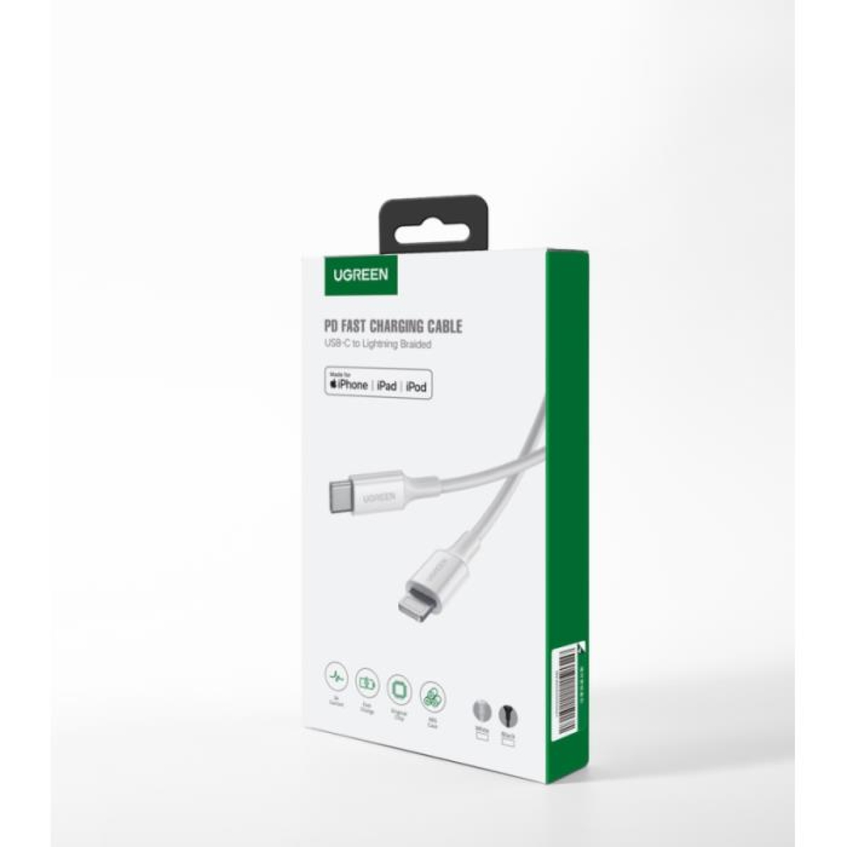 Καλώδιο Φόρτισης UGREEN US171 60751 USB-C σε Lightning PD 18W 1m Μαυρό - Image 2