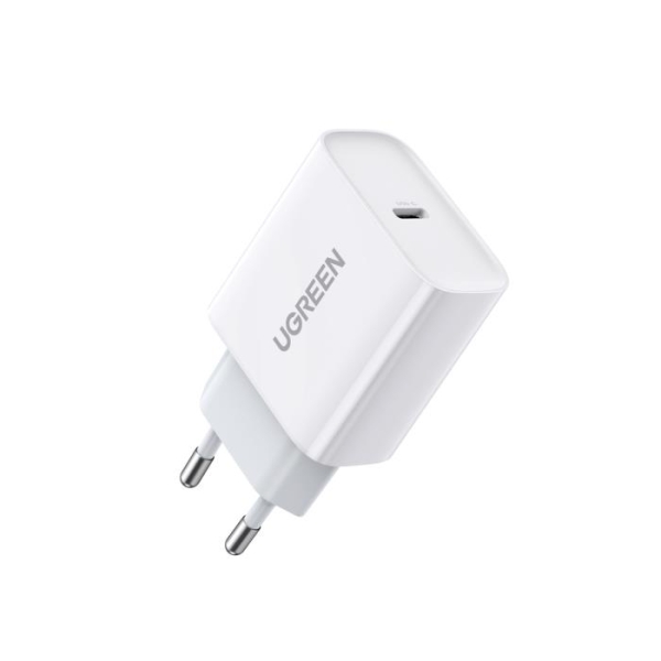 Φορτιστής Σπιτιού PD 20W UGREEN CD137 60450 1 Θέσης Λευκό