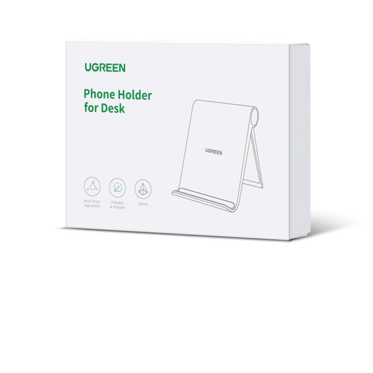 Βάση Στήριξης Smartphone UGREEN LP106 50747 Επιτραπέζια Μαύρη - Image 2