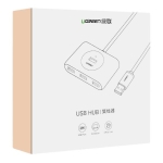 USB 3.0 Hub 4 Θέσεων UGREEN CR113 20291 Μαύρο - Image 2