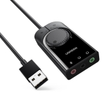 Κάρτα ήχου USB UGREEN CM129 40964 , με Ρυθμιστή Έντασης