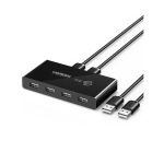 USB 2.0 Sharing Switch 4 Θέσεων UGREEN US216 30767 για 2 PC