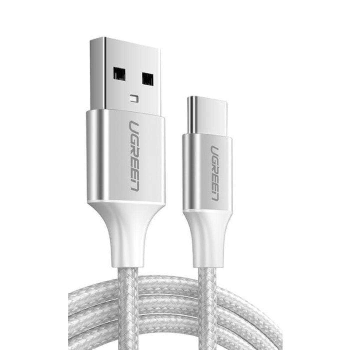 Καλώδιο Φόρτισης UGREEN US288 60409 USB σε USB-C 3m Ασημί - Image 2