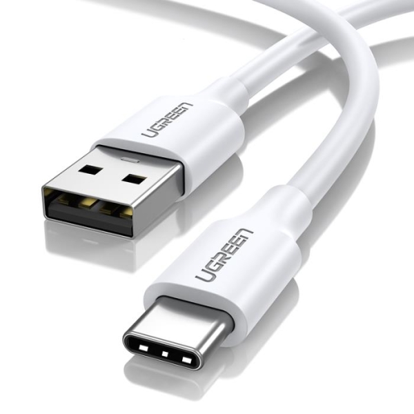 Καλώδιο Φόρτισης UGREEN US287 60121 USB σε USB-C 1m Λευκό