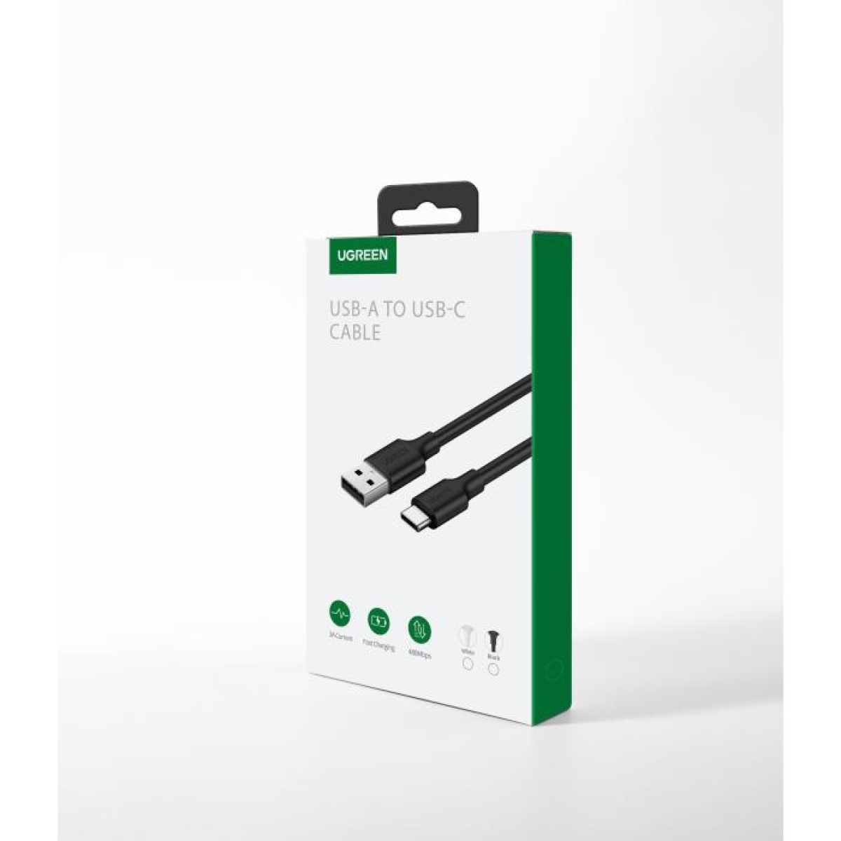 Καλώδιο Φόρτισης UGREEN US287 60121 USB σε USB-C 1m Λευκό - Image 2