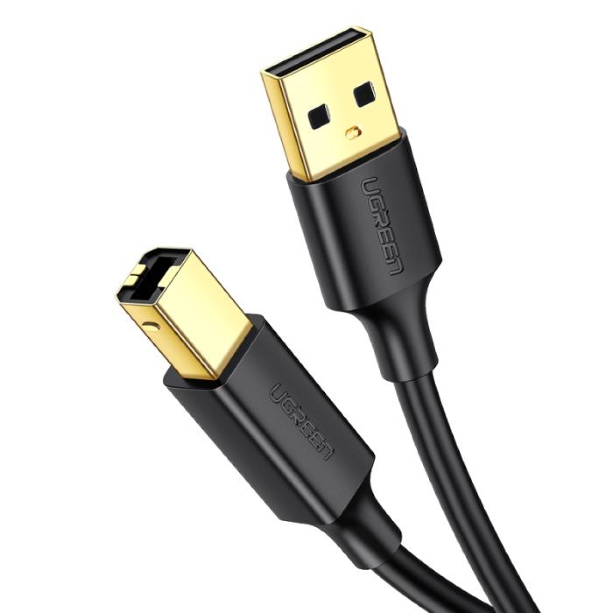 Καλώδιο USB 2.0 σε USB-B M/M UGREEN US135 20846 1m Μαύρο - Image 2