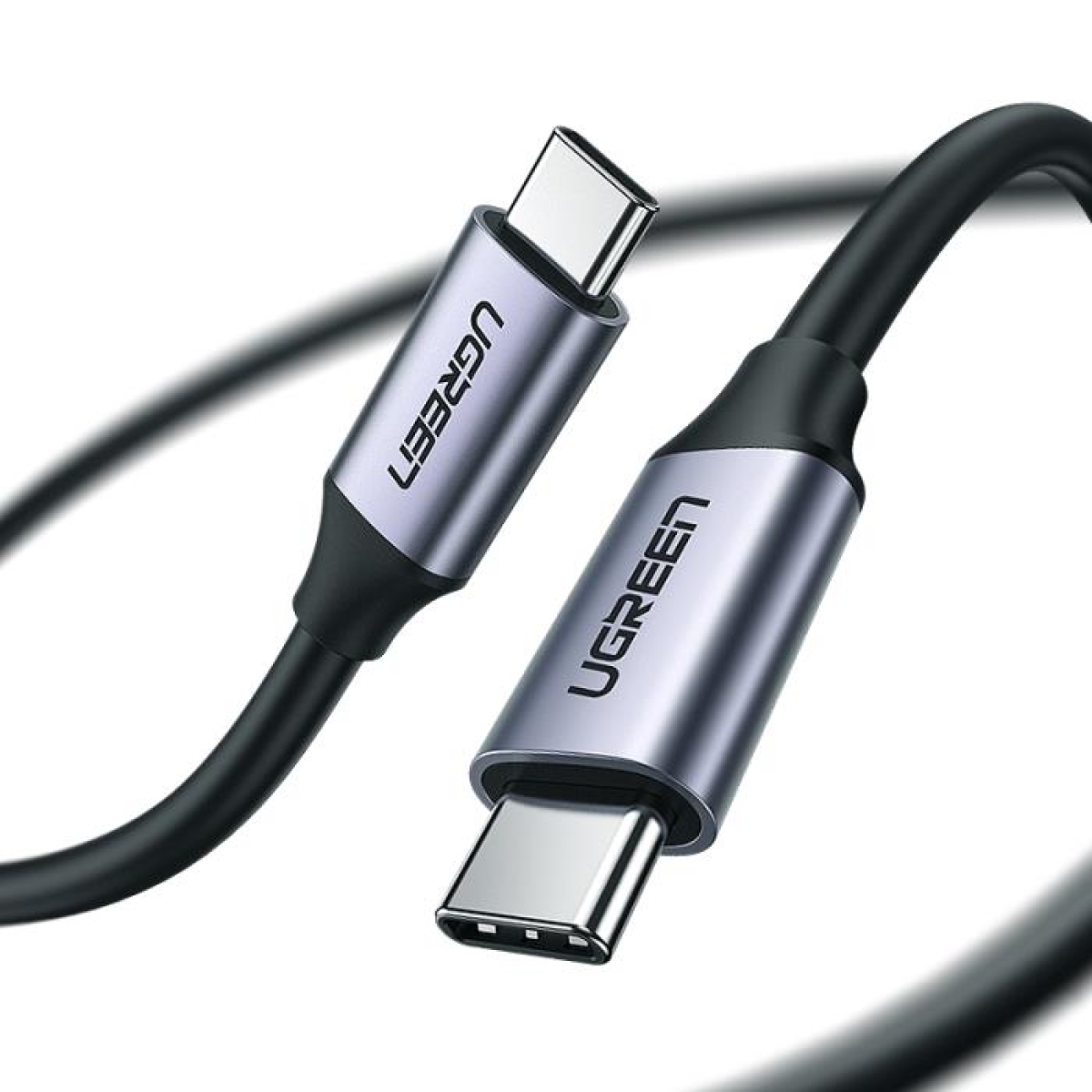 Καλώδιο Φόρτισης UGREEN US161 50751 USB-C σε USB-C PD 60W 1.5m Γκρί - Image 2