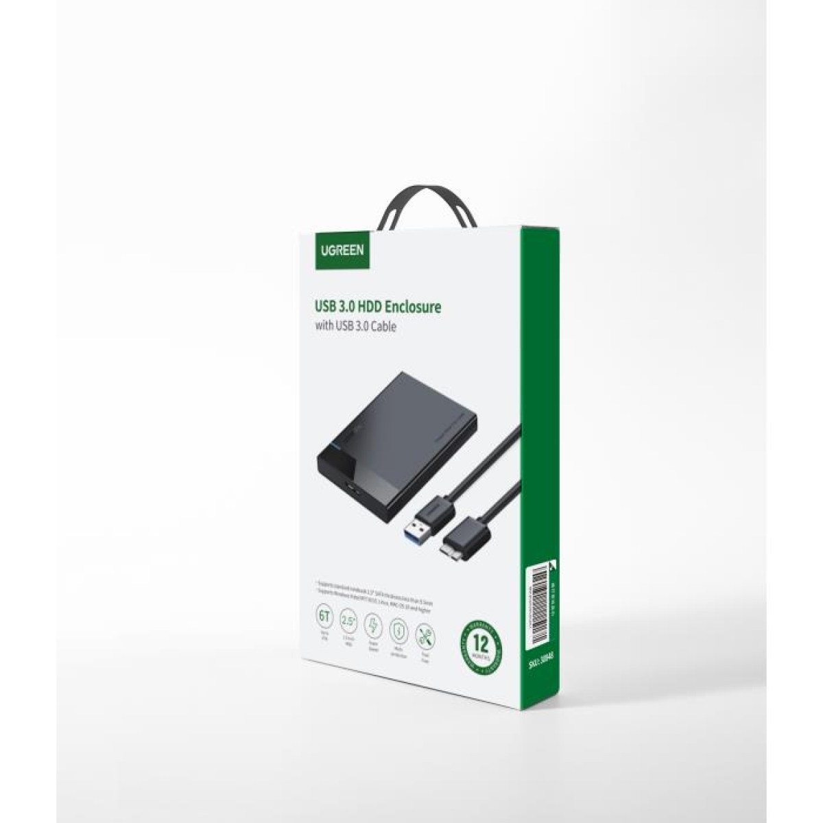 Θήκη HDD 2,5'' UGREEN US221 30848 USB 3.0 - Image 2