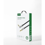 Καλώδιο Ήχου 3.5mm M/M UGREEN AV119 10597 1m Angled Flat Μαύρο - Image 2