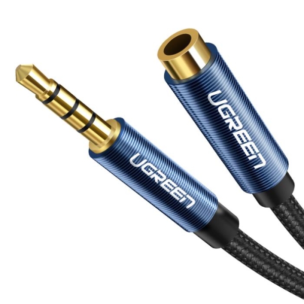 Καλώδιο Ήχου 3.5mm M/F UGREEN AV118 40675 2m Μαύρο