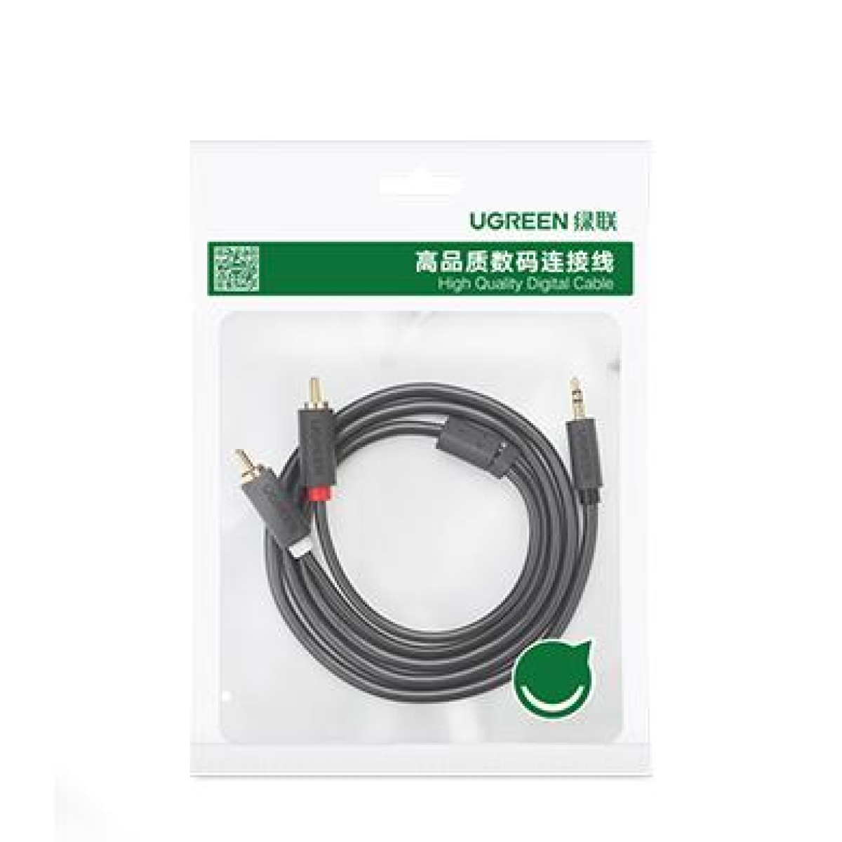 Καλώδιο Ήχου 3.5mm σε 2xRCA M/M UGREEN AV116 10548 2m Μαύρο - Image 2