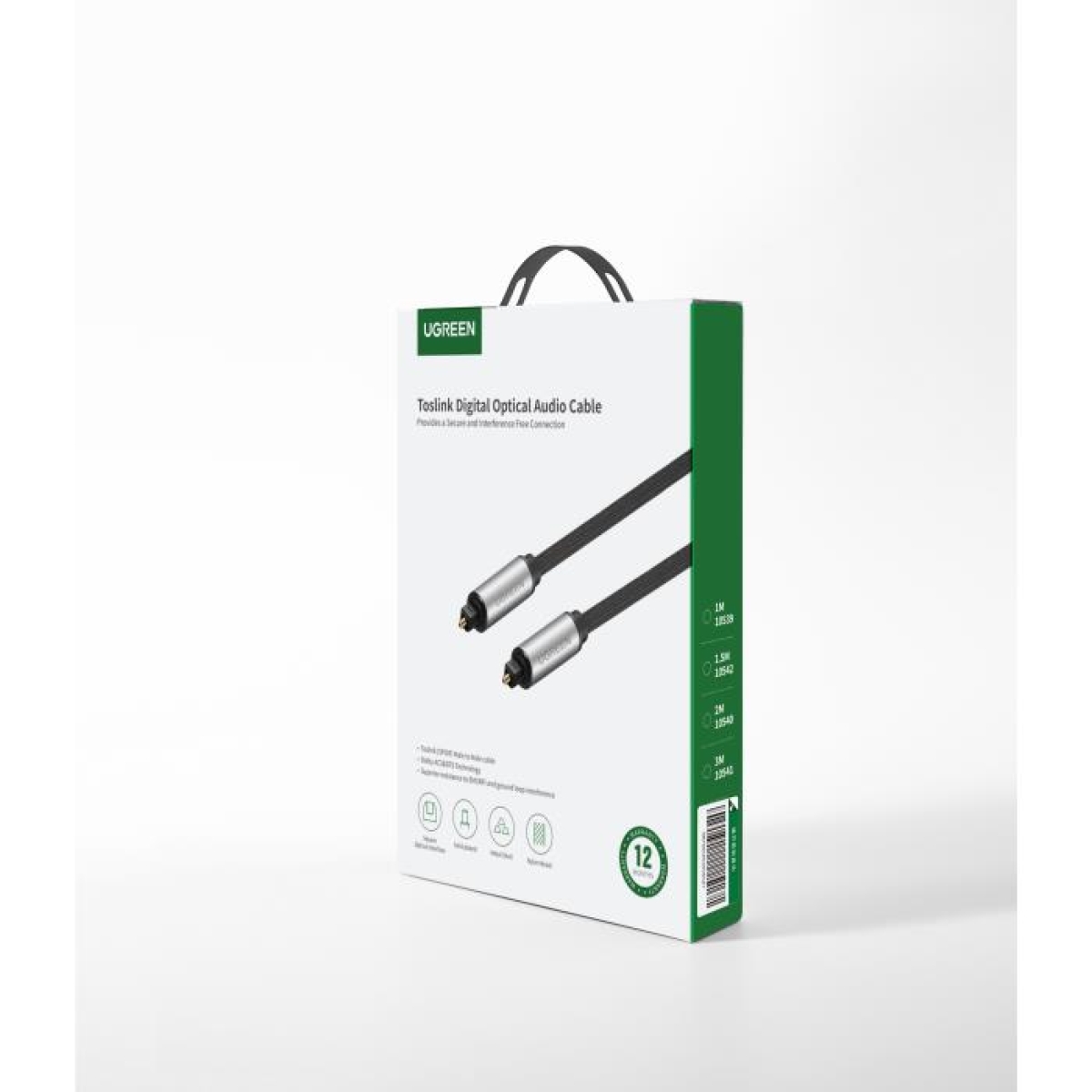 Καλώδιο Ήχου Οπτικής Ίνας M/M UGREEN AV108 10540 2m Μαύρο - Image 2