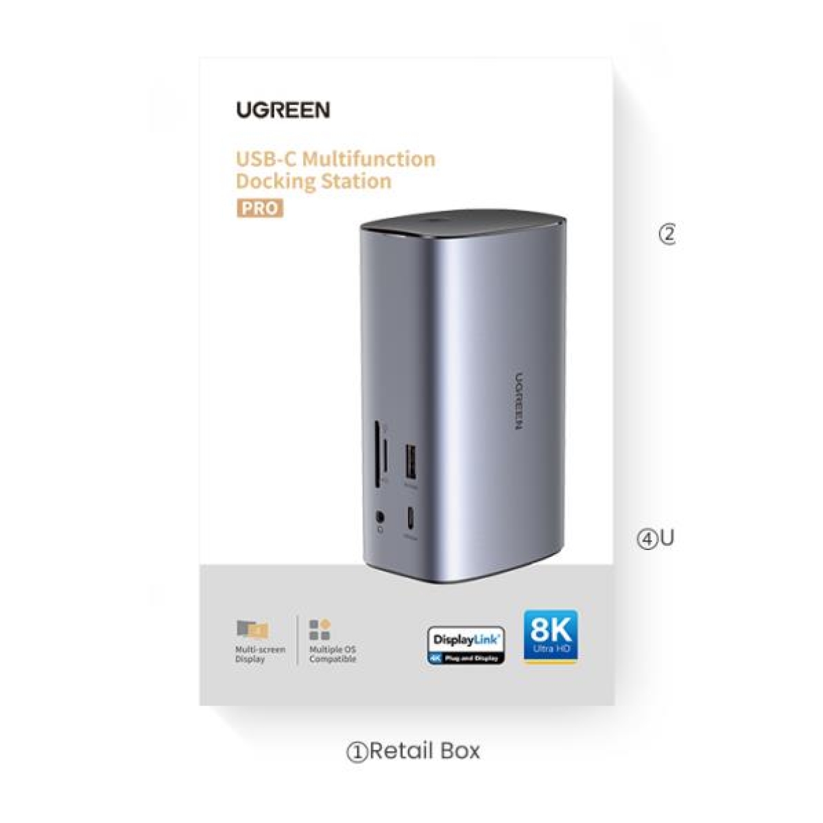 USB-C Docking Station 12 σε 1 UGREEN CM555 90325 - Image 2