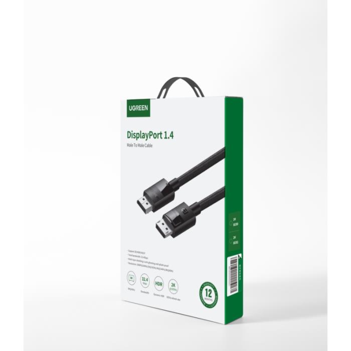 Καλώδιο DP 1.4 M/M 8K/60Hz UGREEN DP114 80393 3m Μαύρο - Image 2